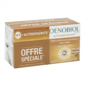 Oenobiol autobronzant 2 boites de 30 capsules 