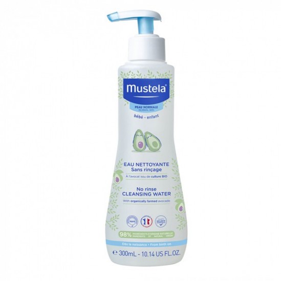 Mustela peau normale eau nettoyante sans rinçage à l'avocat bio 300ml
