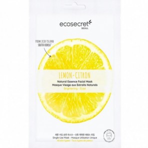 Eco secret masque visage citron éclat 20ml