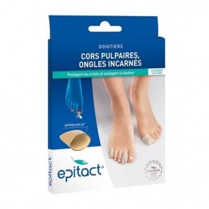 Epitact doigtiers cors pulpaires ongles incarnés taille S x2