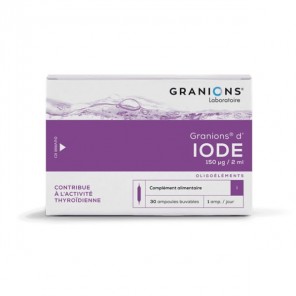 Granions iode 30 ampoules 60ml