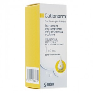 Santern cationorm émulsion ophtalmique 10ml