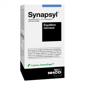 Nhco synapsyl equilibre nerveux 70 gélules