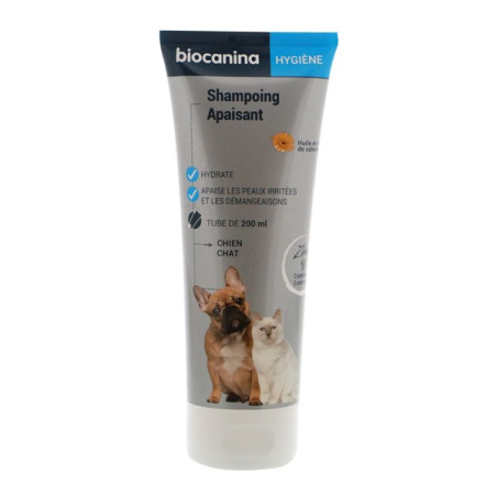 Biocanina shampooing apaisant chien et chat 200ml