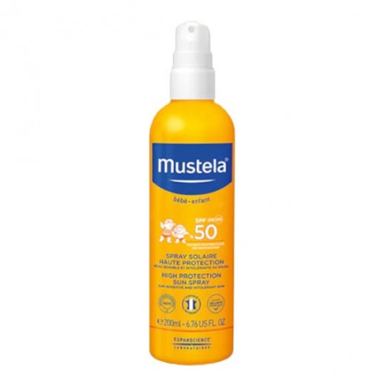Mustela spray solaire haute protection spf50 200ml