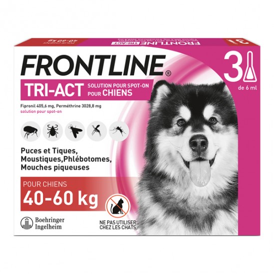 Frontline Tri-Actif Chien XL 3 Pipettes