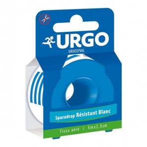 Urgo urgosyval sparadraps résistant blanc 5m x 2,5cm