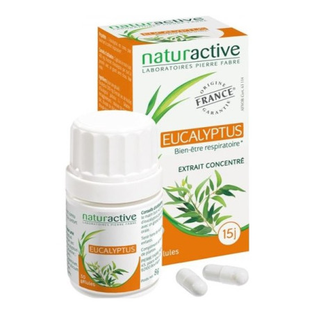 Naturactive eucalyptus complément alimentaire boite 30 gélules