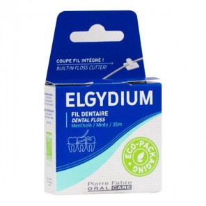Elgydium fil dentaire mentholé eco 35m