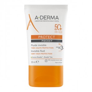 A-derma protect pocket spf50+ fluide invisible 30ml