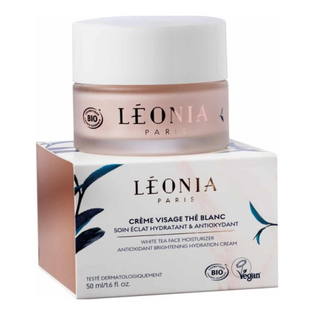 Léonia crème visage thé blanc éclat hydratant & antioxydant 50ml
