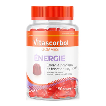 Vitascorbol gommes énergie 50 gommes