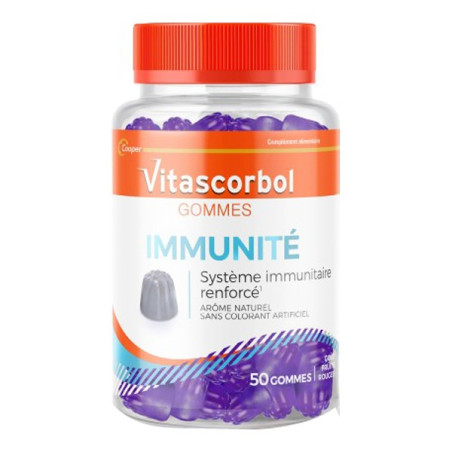 Vitascorbol gommes Immunité 50 gommes
