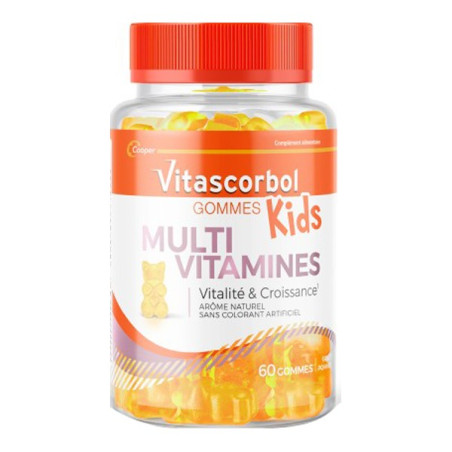 Vitascorbol gommes multivitamines kids 60 gommes